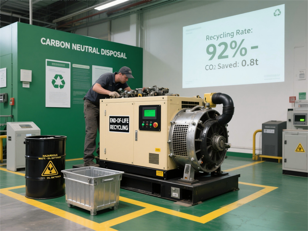 What is the carbon footprint of a generator?